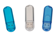 64G 2.0 blue color plastic USB with customized logo and package show life brand