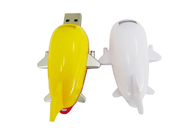 32G 3.0 yellow color plastic Plane shaped USB with customized logo and package show life brand