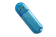 64G 2.0 blue color plastic USB with customized logo and package show life brand