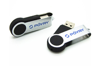 Factory supply 32G 3.0 blue color swivel twist metal USB with customized logo and package show life brand