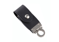USB Factory supply Show Life Brand 8G 3.0 black color leather USB with customized logo and package