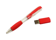 Factory supply customized 16G 2.0 Plastic Pen USB with printing logo for copying data on computer