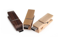 High Speed Storage Wooden Thumb Drive With Full Color Printing Logo