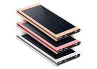 Metal Portable Solar Power Bank , Customized Solar Mobile Phone Charger
