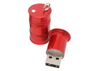 Oil Drum Style Red Metal Usb Flash Drive 64g Storage Capacity Show Life Brand