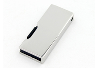 Silvery 64g 3.0 Metal Usb Key With Color Printing / Engraved Logo