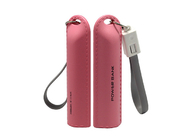 Key Chain Type Mobile Power Bank Leather Grain Appearance Over Charge Protection