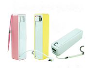 Portable Plastic Power Bank With Charging Line For Various Electronics Devices