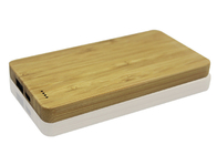 8000mAh Carved Wood Power Bank Quick Charging Speed Convenient Use