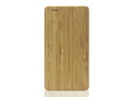 8000mAh Carved Wood Power Bank Quick Charging Speed Convenient Use