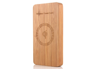 Bamboo Appearance Square Portable Charger With DC 5v/2a Input Current