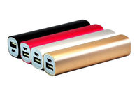 Red Portable Cell Phone Charger , Li Polymer Power Bank For Electronics Devices