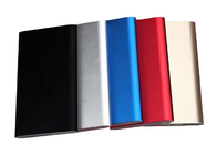 Various Color 5000mAh Slim Metal Power Bank For IOS / Android Phone
