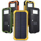 Plastic FCC 5V2.1A 20000mAh Camping Solar Power Bank