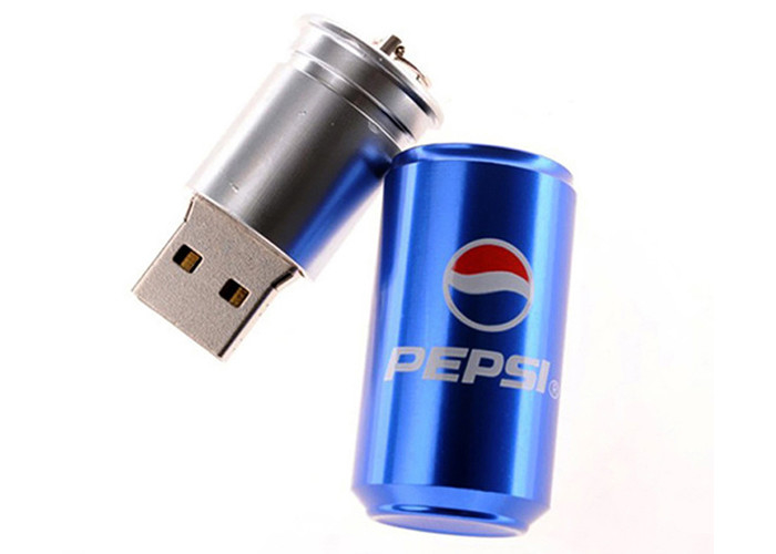 Can Shape Metal Usb Flash Drive 32g 3.0 Mixed Color With Customized Logo